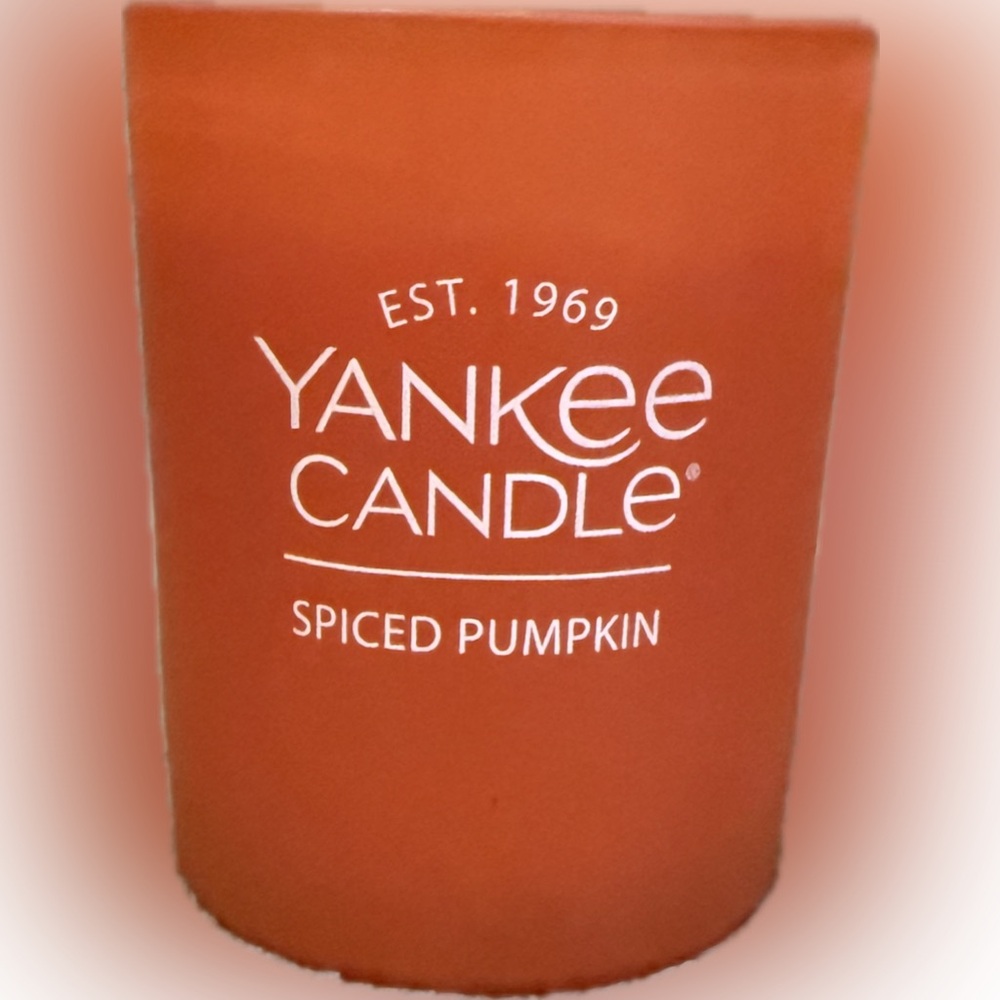🧡YANKEE CANDLE🧡Spiced Pumpkin Single Wick Candle/NIP